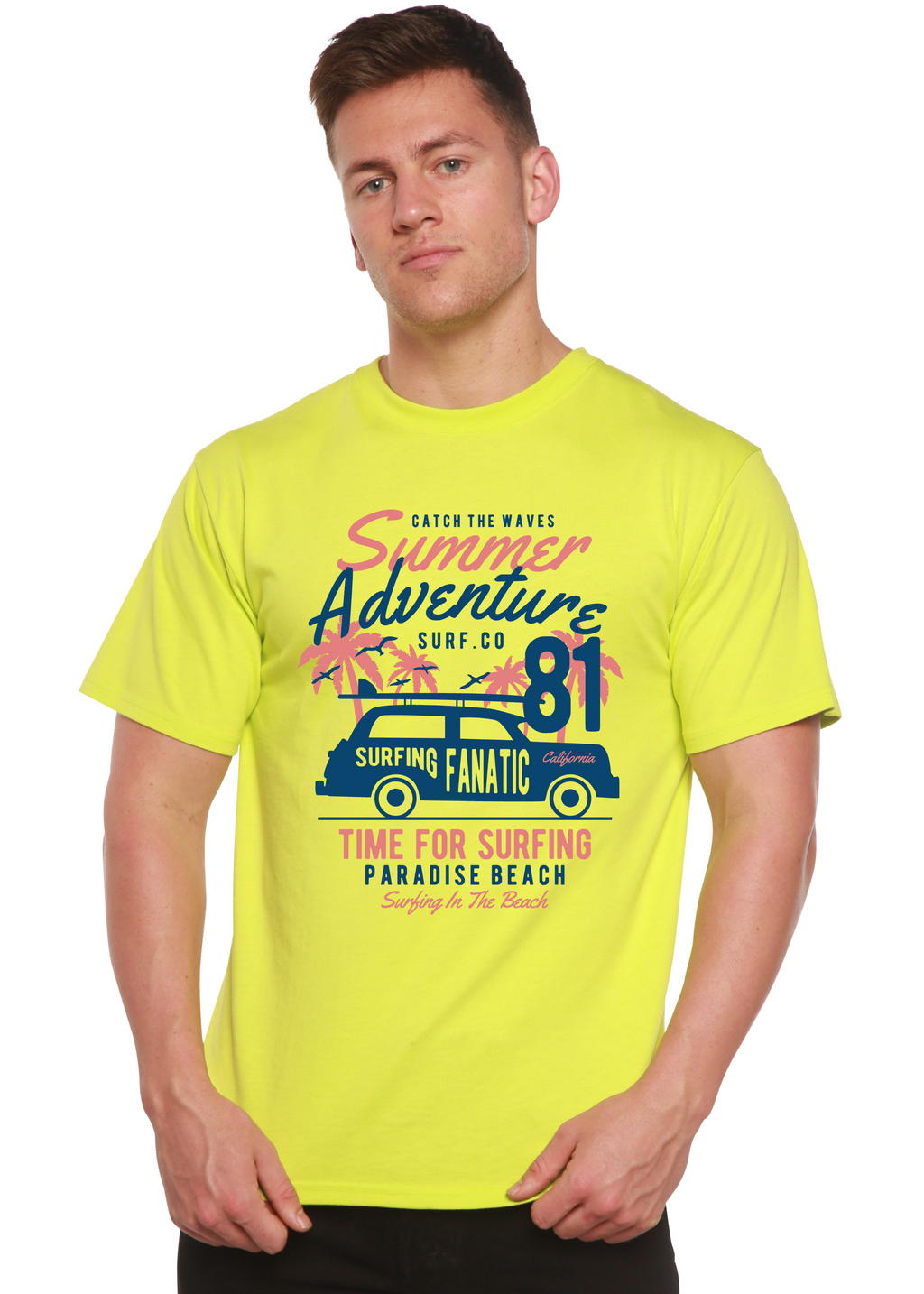 Sammer Adventure Spun Bamboo® Men's Bamboo Viscose/Organic Cotton Short Sleeve Graphic T-Shirt
