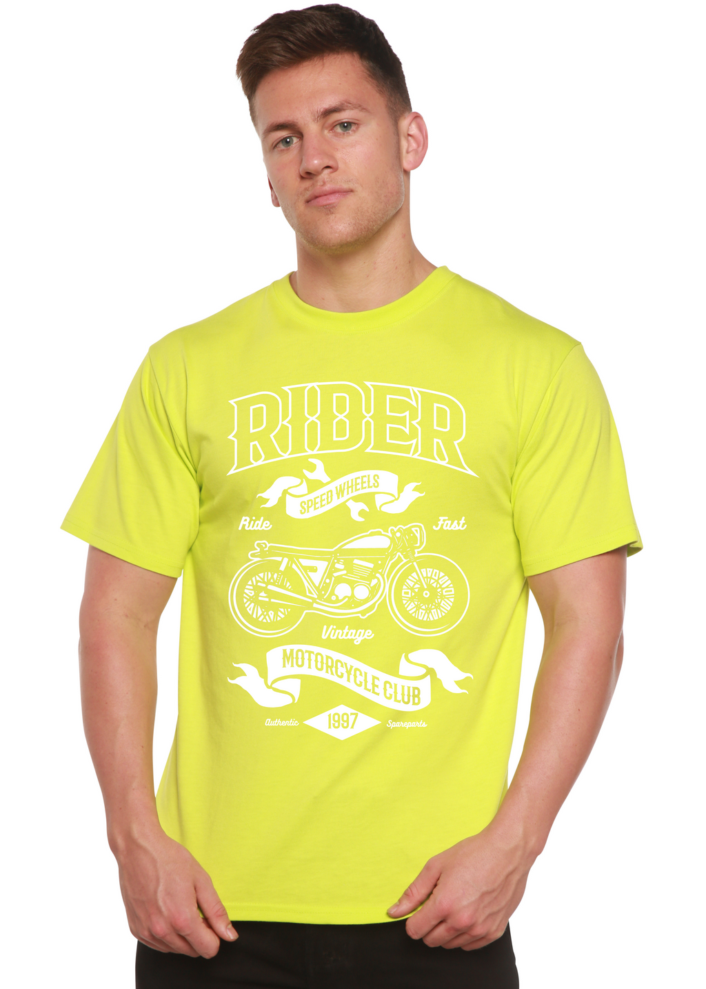 Rider Spun Bamboo® Men's Bamboo Viscose/Organic Cotton Short Sleeve Graphic T-Shirt