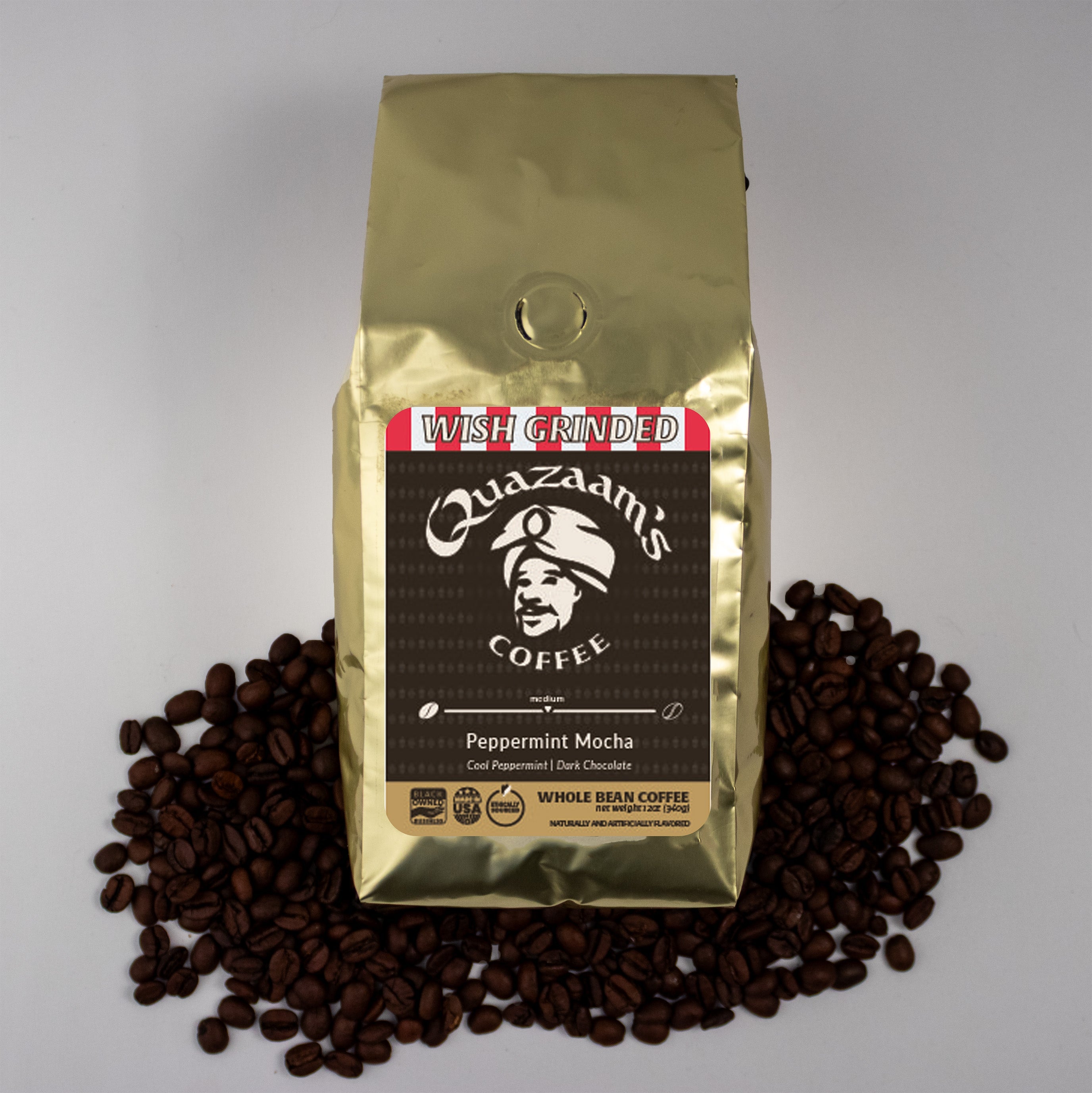 Peppermint Mocha Coffee | Ground & Whole Bean | Medium Roast